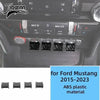 Carbon fiber grain decorative trim kit for Ford Mustang 2015-2023