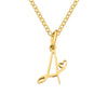 Collier avec Lettre Initiale et Pendentif Cœur