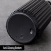 Refillable Matte Black Soap Dispenser with Wooden Tag