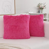 Luxury Faux Fur Throw Pillow Covers (Set of 2)