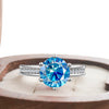 Lab-Created Moissanite Diamond Ring