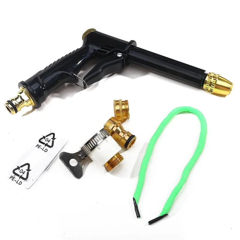 High-Pressure Garden Water Gun with Quick-Connect Nozzle