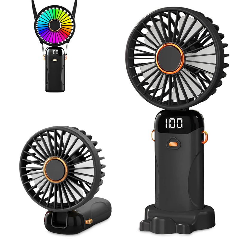 Foldable USB Rechargeable Handheld Fan