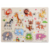Wooden Alphabet Puzzle Board for Toddlers