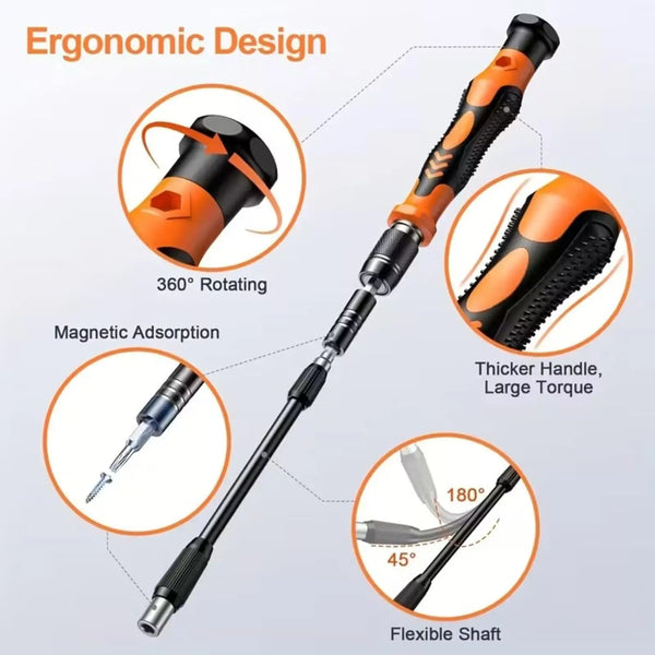 115-in-1 Precision Screwdriver Kit for Electronics Repair