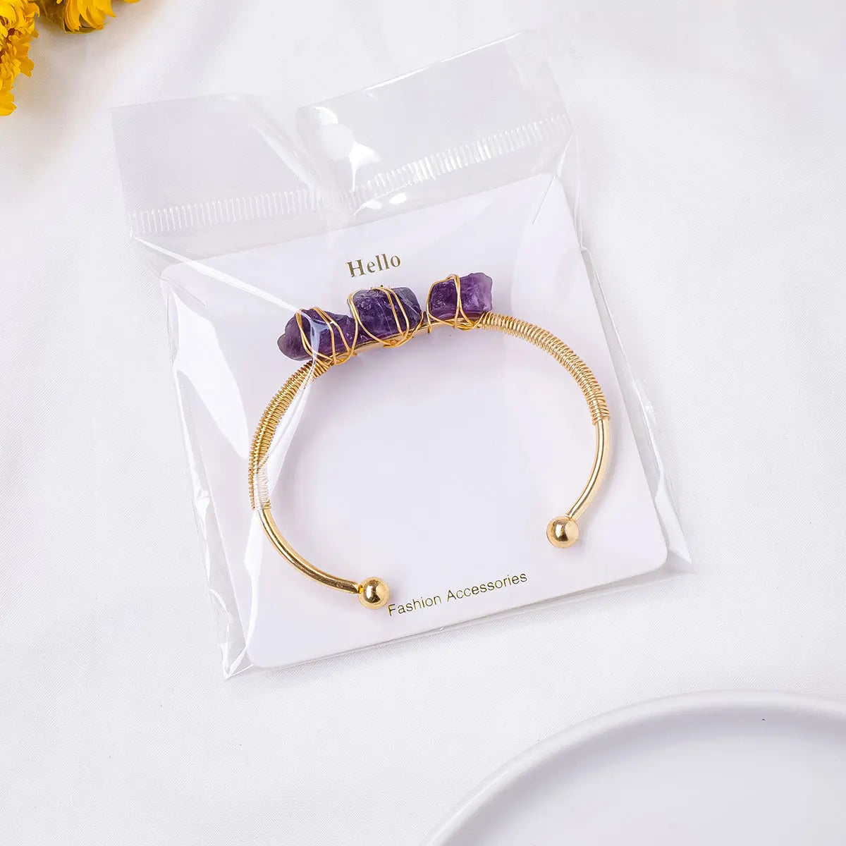 Natürliches Kristallheil-Armband