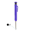 Precision Carpenter's Mechanical Pencil with Integrated Sharpener