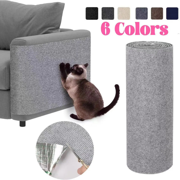 Alfombrilla Adhesiva para Rascar de Gatos - Protección para Muebles