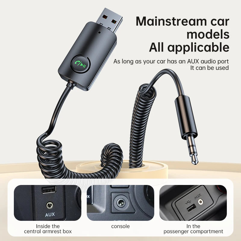 Bluetooth 5.4 Auto-FM-Transmitter mit Dual-USB-Schnellladegerät