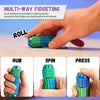 Textured Spiky Fidget Toy with Keychain