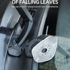 Two silicone rubber covers for windshield wiper arm holes, preventing leaf damage.