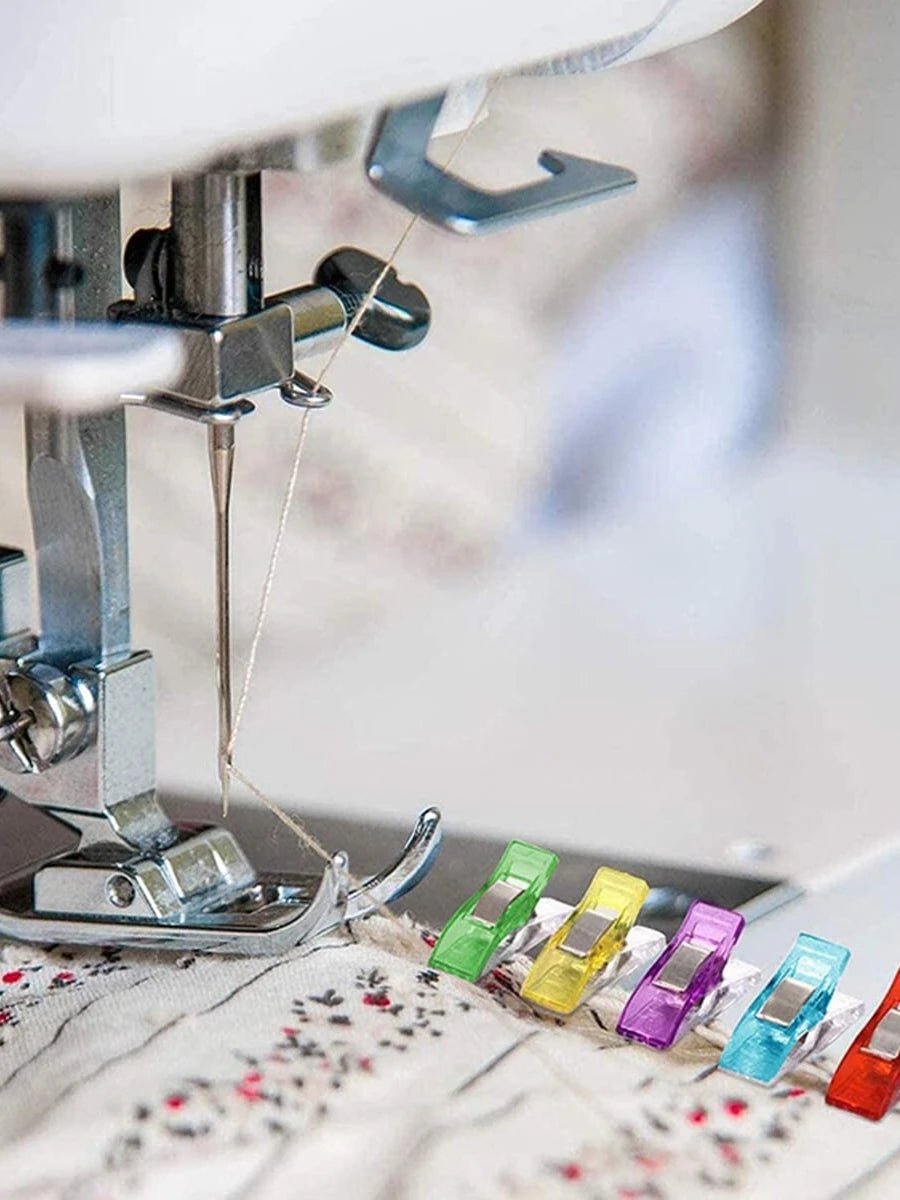 Colorful Multi-Purpose Sewing Clips for Crafting and Binding