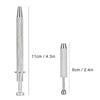 A pair of precision 4-claw pick-up tools for jewelry making and crafting, shown in a vertical orientation.