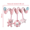Spiral Baby Activity Toy with Mirror, Rattles, and Squeaker