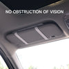 HD touch screen makeup mirror mounted on a car interior panel with no obstruction of vision