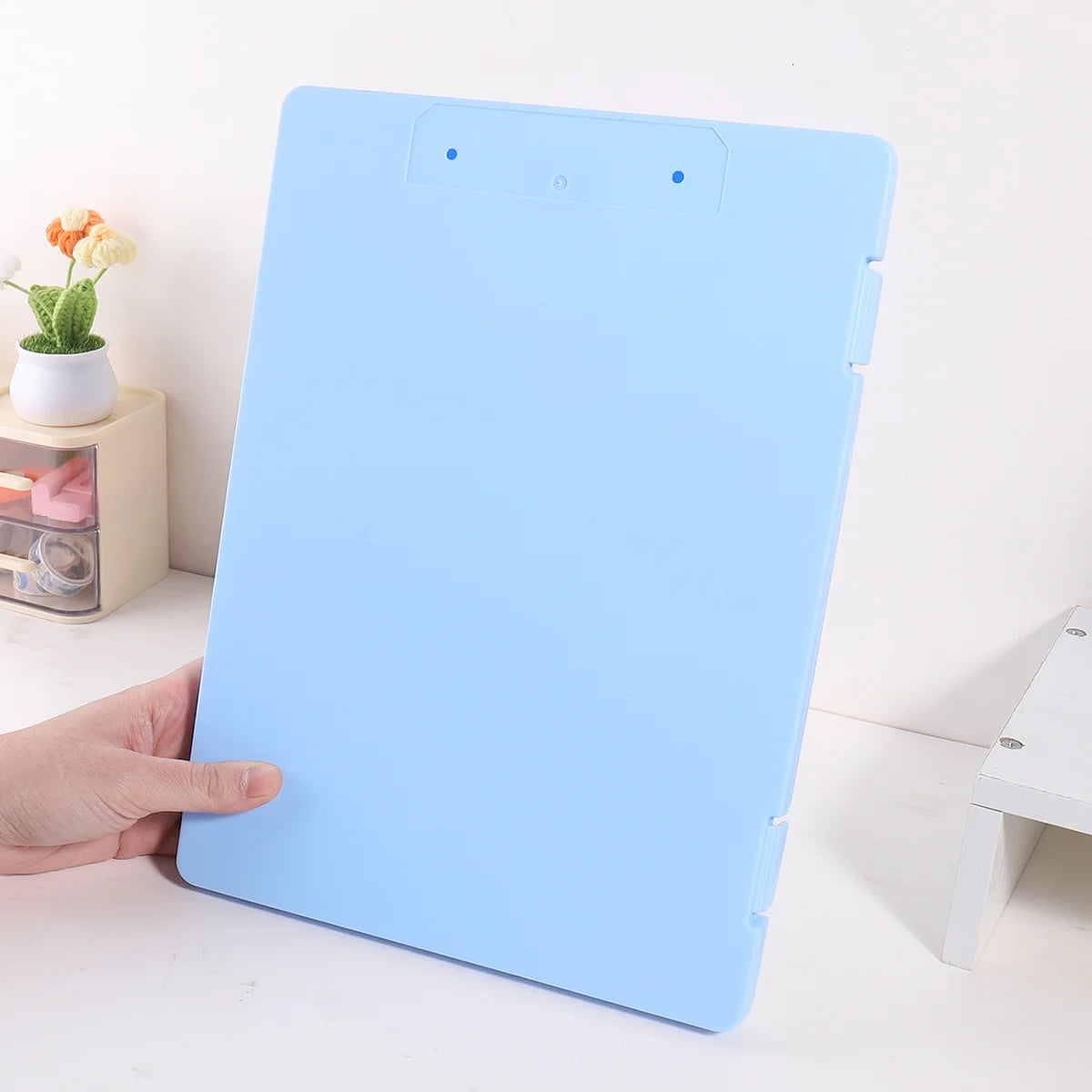 2-in-1 A4 Writing Board & Document Storage Box