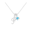 Heart-Shaped Initial Pendant Necklace
