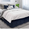 Elastic Wrap-Around Bed Skirt with 14-Inch Drop