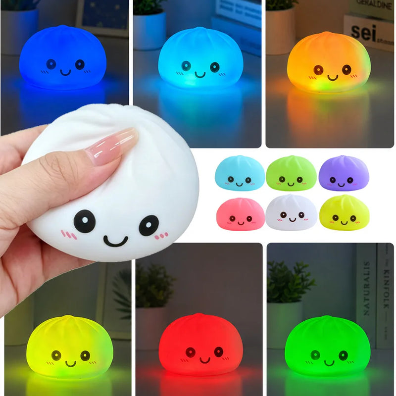 Glowing Dumpling Squishy Toy