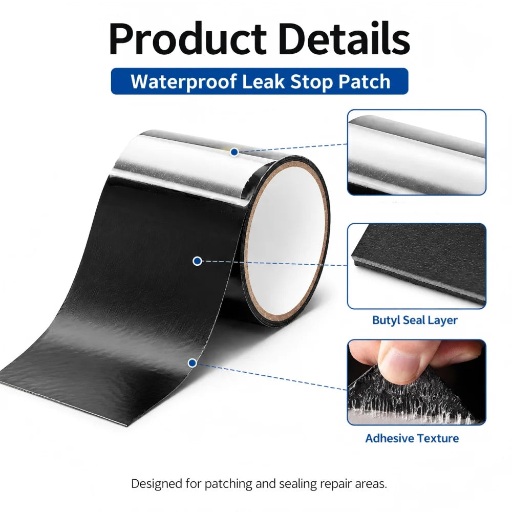 Super Strong Waterproof Repair Tape for Plumbing and Pool Leaks