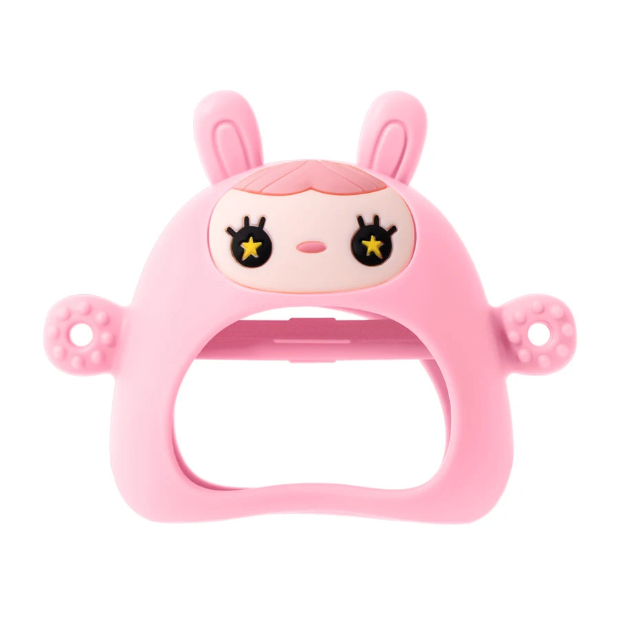 Silicone Animal Teether Gloves for Babies – BPA-Free Soothing Chew Toy