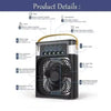 3-in-1 Portable USB Fan, Humidifier & Night Light