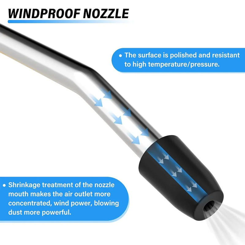 High-Flow Pneumatic Air Blower Gun