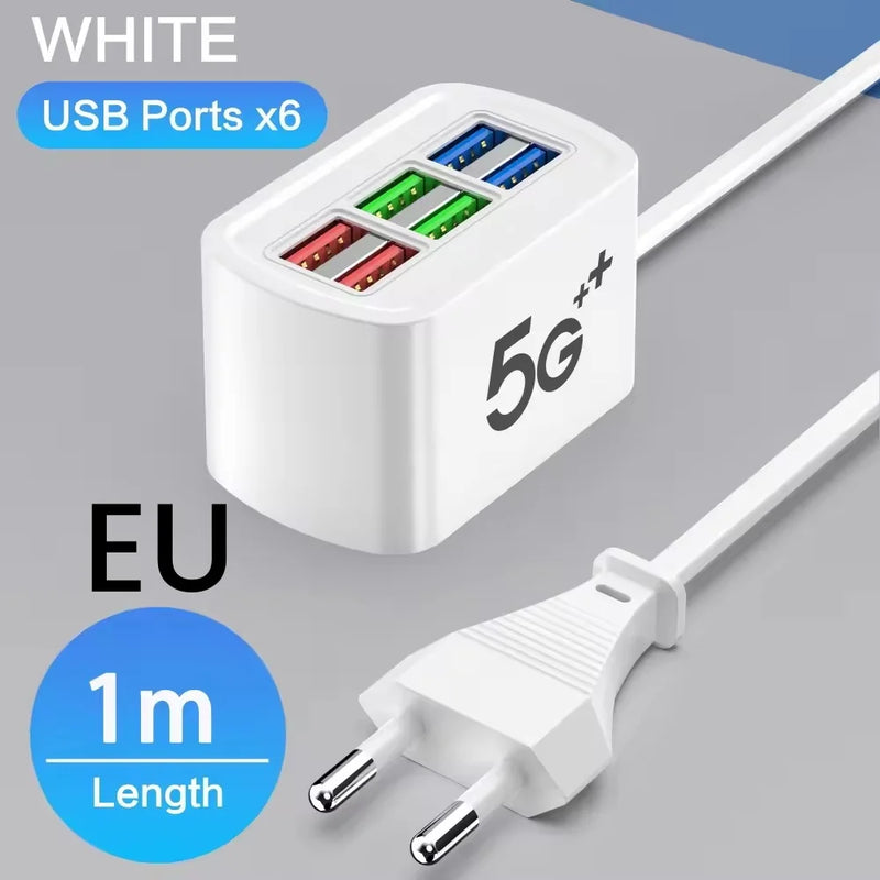 5-Port USB Desktop Charging Station