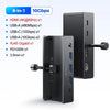 Aluminum USB 3.0 Hub with Clamp Mount for Desktops and Laptops