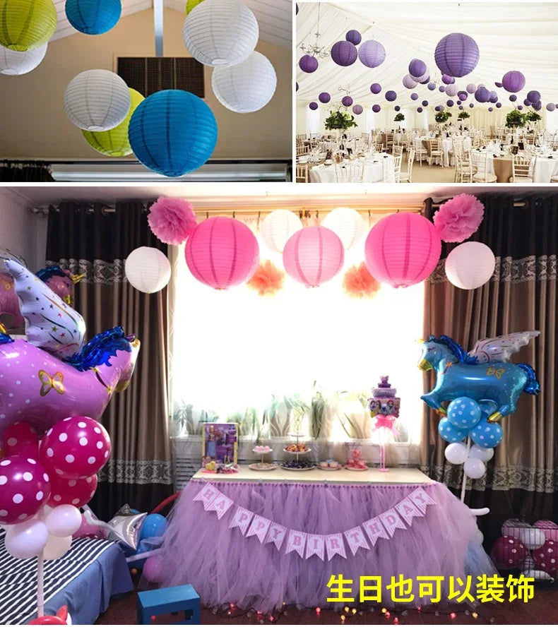 Round Paper Lantern for Festive Decor