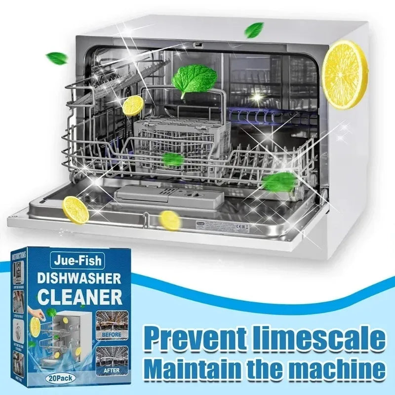 All-in-One Dishwasher Cleaning Tablets - Deep Clean & Descale