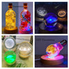 Various decorative USB LED light boards featuring floral and abstract patterns, including a spherical blue light and a green 