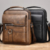 Vintage Leather Messenger Bag for Men – Classic Crossbody Shoulder Bag