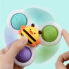 Suction Cup Spinning Bath Toys for Babies (Set of 3)