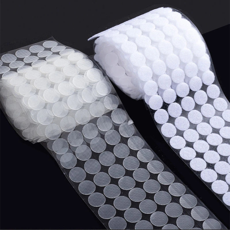 Self-Adhesive Hook and Loop Dot Fasteners