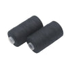 Premium Polyester Sewing Thread Set - 2 Spools of 500M in Black and White