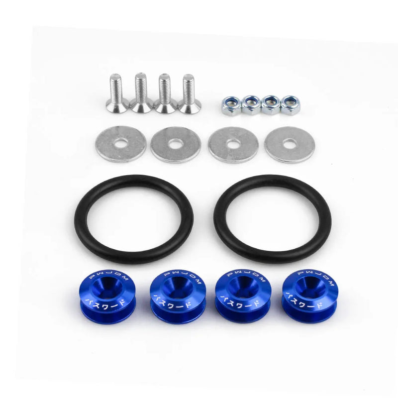 Aluminum Quick Release Fastener Kit for Car Bumpers & Hatch Lids