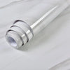Roll of waterproof self-adhesive marble wallpaper for kitchen, bathroom, and furniture