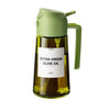 2-in-1 Öl-Sprühflasche & Dosierflasche aus braunem Glas