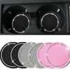 Rhinestone Crystal Car Cup Holder Coasters (Set of 2)