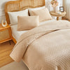 Quilted Plaid Coverlet Bedspread
