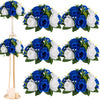 Set of 6 Silk Rose Flower Balls for Wedding & Event Decor