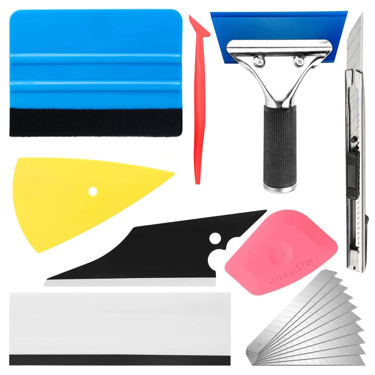 18-Piece Vinyl Wrap & Window Tint Tool Kit