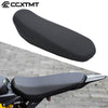 Black waterproof leather seat cushion for a Sur-Ron Light Bee X or S motorcycle.