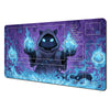 Fantasy Card Playmat with Rabbit Archer & Raccoon Design