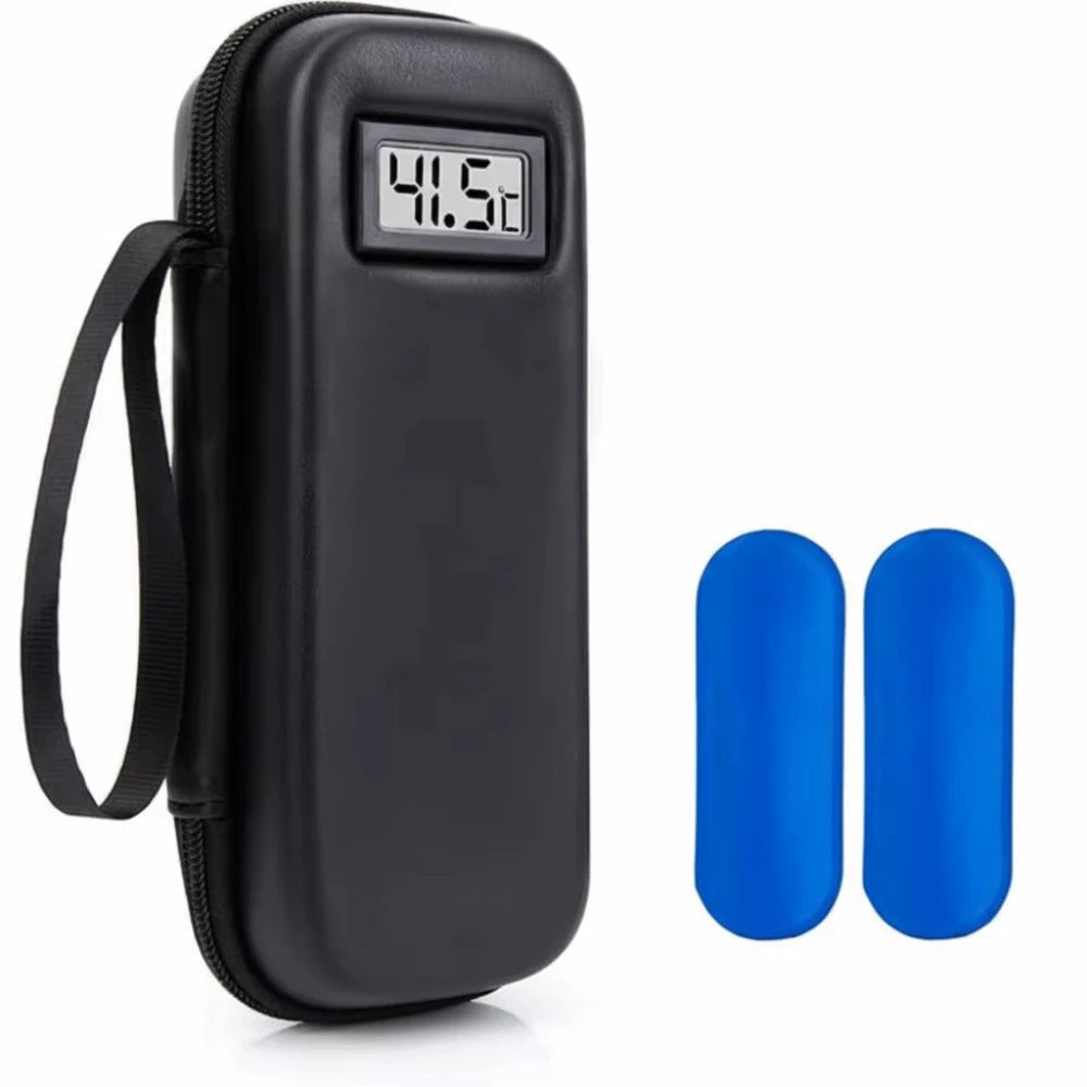 Insulin Cooler Travel Case with Digital Thermometer