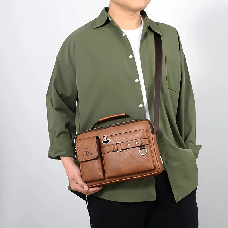 Men's Crossbody Bag with Adjustable Strap