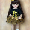 Lifelike Reborn Baby Girl Doll with Soft Silicone Body