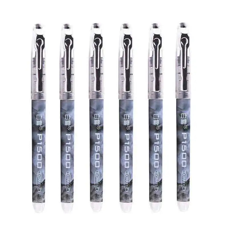 Smooth 0.5mm Gel Pens for School and Office – Set of 6
