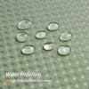 Waffle Textured Waterproof Shower Curtain with Hooks